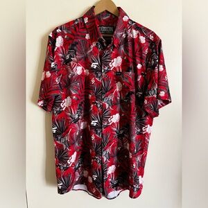 Dixxon Flannel Company Form and Function Snap On Tools Hawaiian Shirt Size L